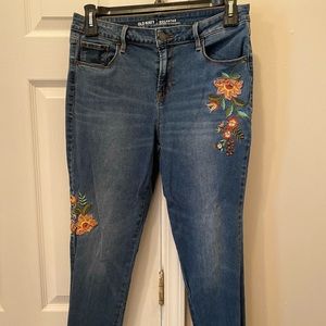 Embroidered jeans